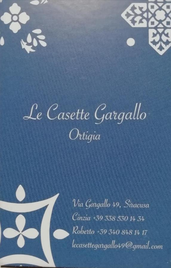 Le Casette Gargallo 1 - Ortigia Syracuse Luaran gambar